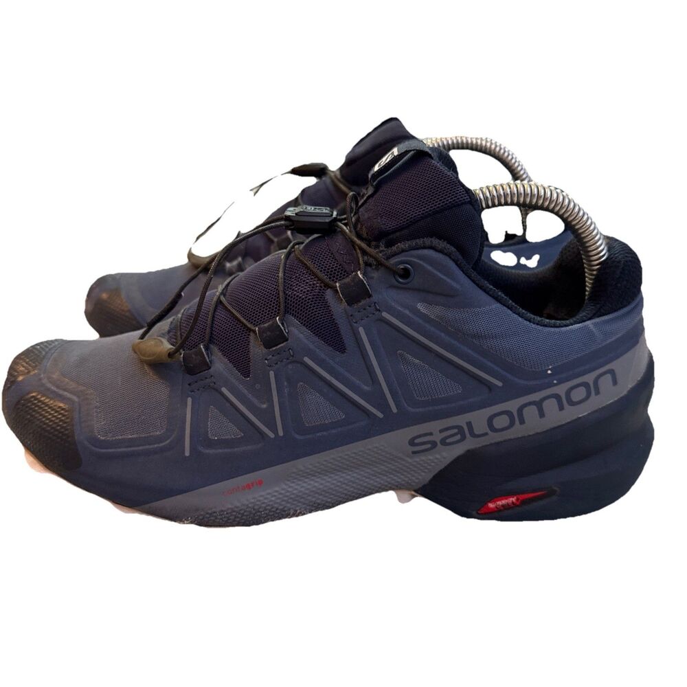 Salomon Speedcross 5 Trail Running Shoes 408012 Women's Size 7.5 Sargasso Navy